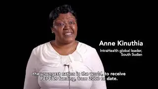 Anne Kinuthia, IntraHealth global leader, South Sudan