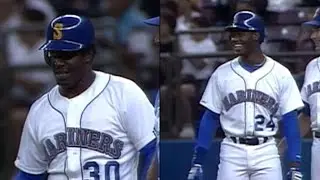 KC@SEA: Griffey Sr., Jr. hit back-to-back singles