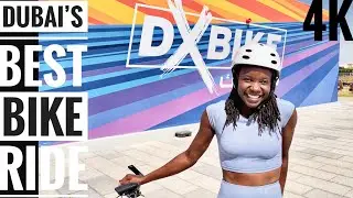 [4K] The Meydan Cycle Track Ride to Al Safa Park Is Fantastic