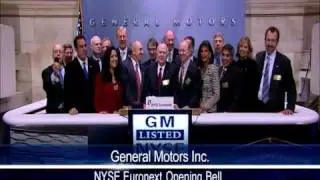 18 Nov 2010 GM NYSE Opening Bell