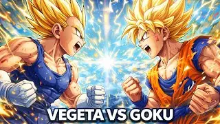Goku vs majin vegeta |Stick nodes| dbz