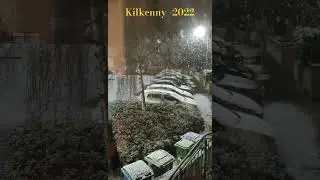 Snow fell when there was a lockdown #kilkenny #kilkennyireland