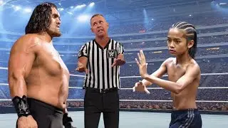 Great khali vs karate kid : full match - WWE 2K24 | 22 December 2025