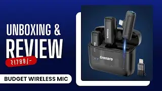 GRENARO J13 Wireless Mic | Best Wireless Mic for YouTube  🎤🎙️