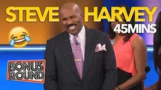 When STEVE HARVEY Is The Question! Funny Moments On Family Feud USA!