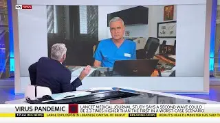 Sky News Interview mit Professor Janssens DIVI zum Thema 