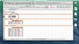 Recording your survey results