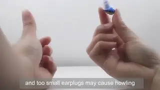 Tiny Digital Earbud Small Lightweight Invisible Volume Adjustment Easy Operation