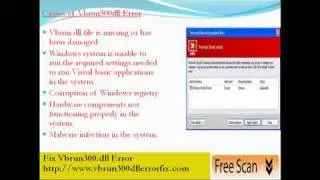 Fix vbrun300dll Error