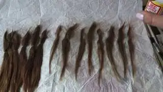 BJD Wig Project Part 2 - Making the wig