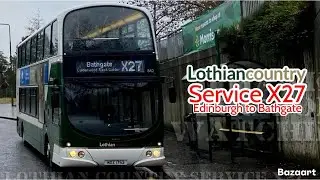 FRV; Lothian Country Service X27 • Edinburgh to Bathgate • Gemini 842 MXZ1752 (21/1/24)