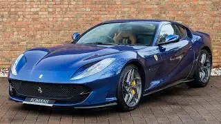 2019 Ferrari 812 Superfast - Blu Tour De France - Walkaround & Interior [4K]
