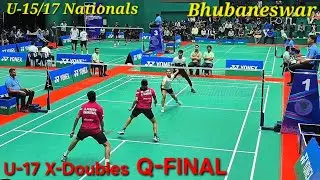 Punith S/Deepak RAditi Vs Sachin A/Bhavishya Changmai, U17 XD QFinal, Nationals Bhubaneswar Dec 2025