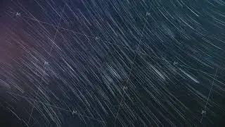 4k Timelapse. Spin Of Unusual Amazing Stars Effect In Sky. Rotate Of Sky Background. Bewitching