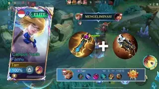 TOP GLOBAL FANNY DARAT!! GAME PLAY BUILD EMBLEM 2024 | MOBILE LEGENDS