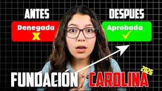 Página de la beca Fundación Carolina - Como postular 2026