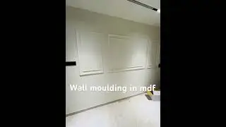 3000 rs Wall moulding in mdf for living room #wallmoulding #2bhkhousedesign #mdf #interiordesign