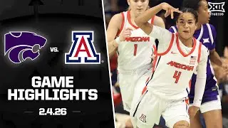 Kansas State vs. Arizona Game Highlights | 2025-26 Big 12 Women's Basketball