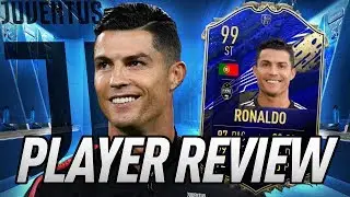 CR7 IS BACK! 😈 99 TOTY CRISTIANO RONALDO PLAYER REVIEW! - FIFA 20 Ultimate Team