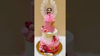 how to make two tier chocolate flavour cake design#cake #cakeseries #cakedecorating #cakedecoration