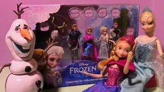 Frozen Disney complete figures Playset unboxing Eisk&ouml;nigin auspacken Anna Elsa