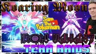 Roaring Moon, Iron Valiant TERA RAIDS - Pokemon Scarlet Violet🔴 (Portrait)