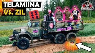 10kg telamiina räjähtää Zil kuorma-auton alla!