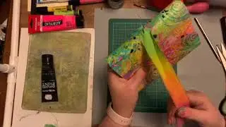 Creating fabric journal cover’s using Art by Marlene art foamies