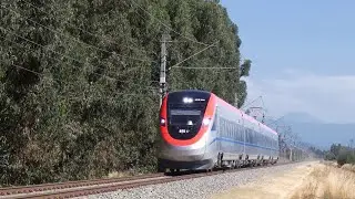 Modernos trenes SFB 500 Santiago - Curicó a gran velocidad