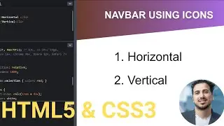 1- Icon Bar [Horizontal, Vertical]