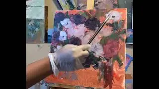 Artist Talks:KEY ADVICE for Creatives, Painters, Artpreneurs & Oil Painting Demo Flower Bouquet