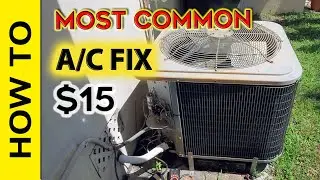 Most Common AC FIX under $15 BAD CAPACITOR