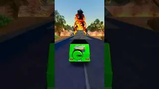 G-Wagon vs. obstacle course #carcrash #automobile #cars #beamngrao
