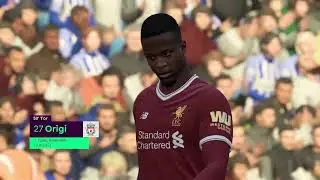 Дивок Ориги забивает гол за &laquo;Ливерпуль&raquo; в матче против &laquo;Брайтона&raquo; &mdash; FIFA 18, режим карьеры, Премь...
