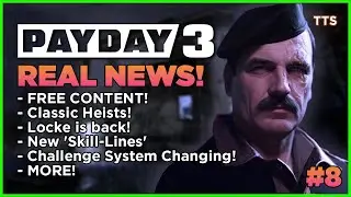 PAYDAY 3 | NEWS #8: CONTENTS FOR NOVEMBER! | Locke is Back! | Classics Heist Confirmed!