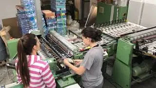 2. Ziegler & Herzinger, automatic card slitting machine