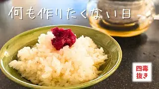 【四毒抜き】疲れきった日の、静かなだし茶漬け｜何も作りたくない日
