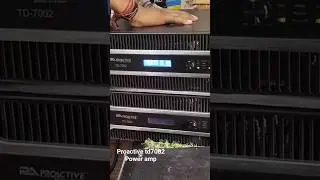 proactive td7002 td class power amp by shamsi professional audio