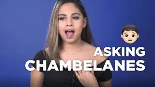Asking your friends to be chambelanes