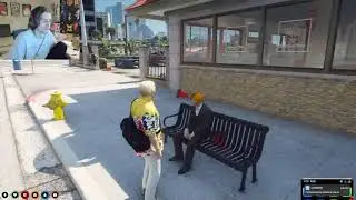 xQc's HEATED conversation with Bench Guy (FUNNY) | GTA 5 RP NoPixel 3.0