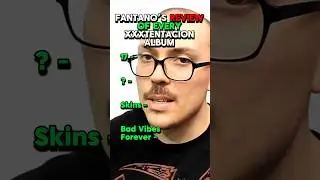 Fantano&rsquo;s Review of Every XXXTENTACION Album #rap #hiphop #xxxtentacion #fantano #theneedledrop
