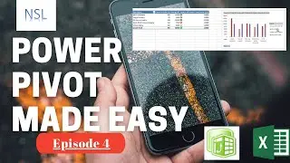Power Pivot EP 4 | Power Pivot Data Models & KPI | NSL