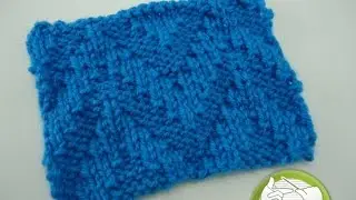 Ponto de Chevrons no Trico - 1º Parte - Aprendendo Tricô Manual