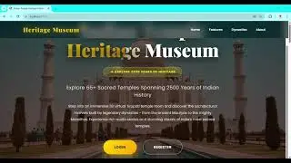 Indian Temple Museum | Complete 3D Virtual Museum Project Demo | React, Three.js, FastAPI, MySQL