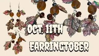 #Earringtober my homage to #inktober -#designsanddoovers #beadboxbargains #earringtutorial 