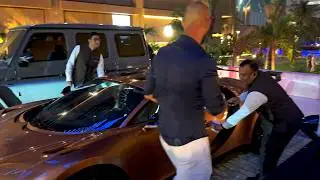 Andrew Tate damages his Bugatti in Dubai 😬