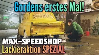 Mechaniker Gordens ERSTE Lackier versuche! Operation (Trabant) Gurkenlackierung
