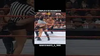 Triple H vs Shamrock Raw is war 5-3-1999 #wwe #wwewrestler
