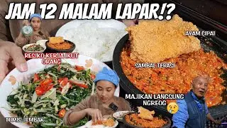 MAJIKAN LANGSUNG NGREOG‼️ LAPAR - MALAM² BIKIN SAMBAL TERASI TUMIS JEMBAK