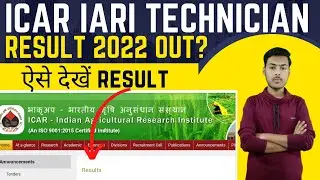 icar iari technician result 2022 | iari technician result released